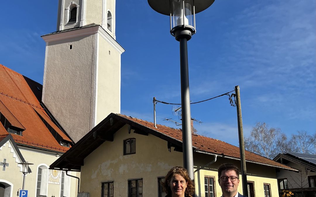Gemeinde Prutting erhält 1.200 Euro für Umrüstung der Straßenbeleuchtung auf LED