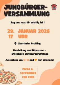 Jungb&uuml;rgerversammlung am 29.01.2026