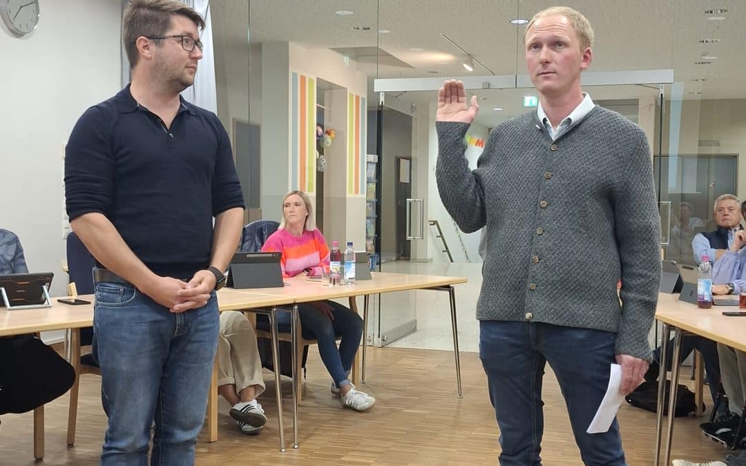 Vereidigung neuer Feldgeschworener